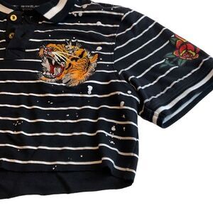 Reworked Switch Remarkable Ltd Edition Tiger Polo Top, Large